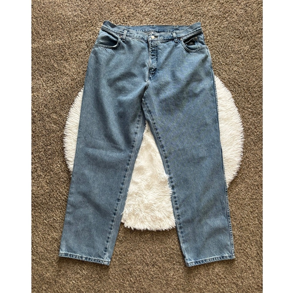 Harley Davidson Jeans High Waisted Straight Leg Mom Biker Denim Womens Size 18